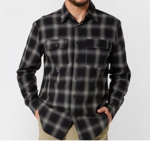 Chemise en flanelle de bonne qualité, logo personnalisé, vente en gros d'usine, confortable, 100% coton, manches longues, chemise en flanelle à carreaux décontractée pour hommes - Product Image 1