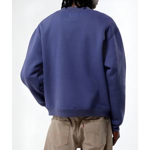 Sweat-shirt à col rond surdimensionné pour homme de haute qualité avec logo personnalisé, en molleton de coton, streetwear décontracté, OEM - Product Image 6