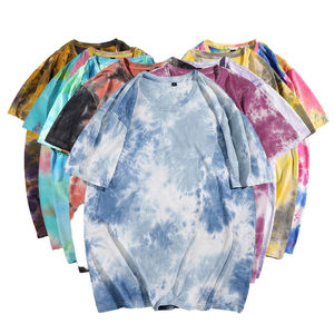 เสื้อยืดผู้หญิงไซส์ใหญ่ลายไทไดแบบสั่งทำพิเศษ สไตล์วินเทจแนวสตรีทแวร์ ทรงโอเวอร์ไซส์ หลากสี - Product Image 1