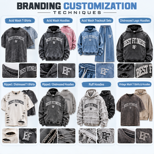 High Quality Luxury Streetwear Zip up Oversized Wide Leg Custom Logo Men Hoodie and <b>Sweatpants</b> <b>Set</b> - Product Image 6