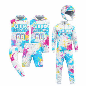 Ensemble d'uniformes de tournoi 7v7 personnalisés avec logo frontal, sublimation intégrale, vêtements de sport de qualité supérieure en gros - Product Image 1