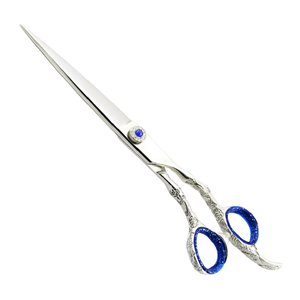 Ensemble de ciseaux de toilettage pour chiens en acier inoxydable, robustes et durables, avec poignée Dragon, ciseaux droits pour chiens et chats, pour les soins des animaux - Product Image 1