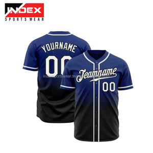 INDEX SPORTS WEAR - Camiseta de Béisbol Personalizada para Hombre, Manga Corta, Color Degradado, Sublimada, Absorbente de Humedad, Poliéster, Adulto - Product Image 3