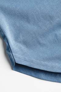 Camiseta Moderna 100% Algodón Ringer para Hombre, con Logotipo Personalizado por Impresión Digital, Color Sólido, Hombros Caídos, Estilo Hip Hop, Transpirable - Product Image 5