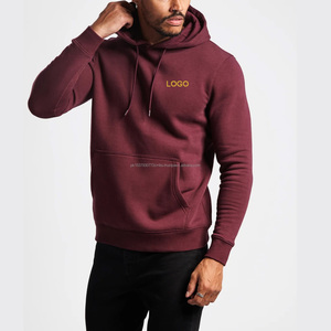 Prix de gros – Nouveau sweat à capuche personnalisé pour homme en molleton de coton, col ras du cou, imprimé par transfert thermique, idéal pour l'hiver - Product Image 2