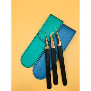 Eyelash Tweezers Straight Tip <b>Professional</b> Isolation Tool Fine Precision Stainless Steel <b>Makeup</b> Accessories - Product Image 1