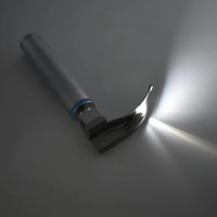 Laryngoscope LED conventionnel 2024 avec 4 lames Macintosh, kit d'intubation, certifié CE, en acier, instruments chirurgicaux