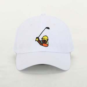 Gorra de Béisbol Deportiva Personalizada OEM, de 6 Paneles, Blanca, de Secado Rápido, con Logotipo Bordado, Estilo Golf Dad Hat - Product Image 2