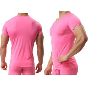 Camiseta Deportiva para Hombre, 100% Algodón, Transpirable, Colores Personalizados con Logotipo, Servicio OEM, Corte Holgado para Entrenamiento Físico - Product Image 4