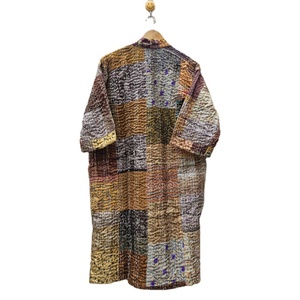 Kimono de seda con estampado de Patola India Vintage para mujer, Vestido largo de playa con cierre de cintura elástica para verano, bata de dormir, regalos - Product Image 6