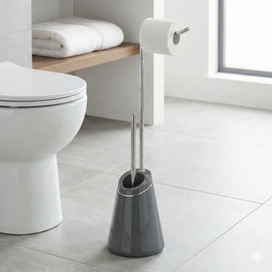 Soporte de Papel Higiénico Blanco con Cepillo de Diseño Moderno PARA EL Hogar, Venta Al por Mayor de Calidad, Fabricante de Taiwán, EBay - Product Image 3