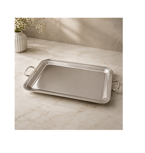 Bandeja de acero inoxidable para servir dulces y chocolates, tamaño y forma personalizados, bandeja para servir postres con patas - Product Image 6