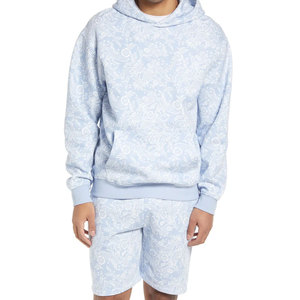 Premium Comfort Wear Hoodies and Shorts Set Soft Knit Shape Casual Ready Modern Look Trend Appeal Clothing - Product Image 1