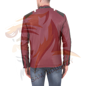 Factory Made Premium Quality <b>Lightweight</b> <b>Men</b> Leather Winter <b>Jacket</b> Wholesale Price New Style <b>Men</b> Leather Winter <b>Jacket</b> - Product Image 2