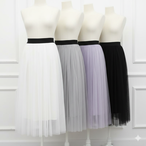 Faldas Largas de Algodón Transpirable con Logotipo Personalizado para Mujer, Falda Midi Plisada al por Mayor, de Secado Rápido, Antideslizante, con Patrón Sólido - Product Image 3