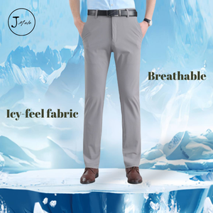 Pantalones de vestir de Spandex colgantes delgados para ocasiones formales - Product Image 4