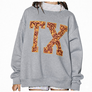 Women Solid Color Winter Custom Front Embroidery Logo <b>Drop</b> Shoulder Mock Neck Fleece Breathable Sweatshirt Oversized Loose Fit - Product Image 3