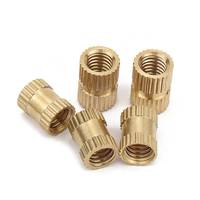High Performance Polished Brass Knurled Insert Nuts for Durable, Corrosion-Resistant Industrial Applications