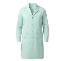 Blouse de laboratoire légère en coton tricoté 100 %, à manches longues, pour professionnels de la santé et étudiants – Meilleure vente