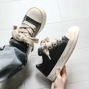 Zapatillas de deporte para Hombre, Zapatos informales de cuero de alta calidad, Zapatos de moda para parejas, Zapatos de calle para Hombre con cordones, Zapatos planos para caminar, Zapatos para Hombre - Product Image 2