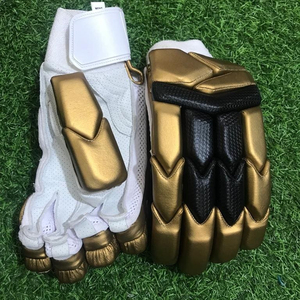 Gants de cricket en cuir PU durables à marque privée, coloris personnalisés, ODM, vente en gros, épaisseur 50 mm, main droite/gauche - Product Image 4