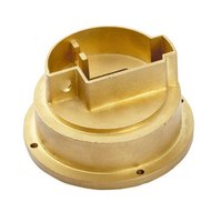Collecteur d'eau multi-ports en laiton moulé sous pression, corps de vanne de plomberie de précision sur mesure OEM