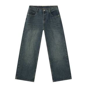 Custom <b>Men</b> Outfit Baggy Fit Dark Blue <b>Jeans</b> Pants New Retro Loose Custom <b>Mens</b> Pants Add LOGO <b>Mens</b> Baggy <b>Jeans</b> <b>Men</b> Trousers <b>Jeans</b> - Product Image 2