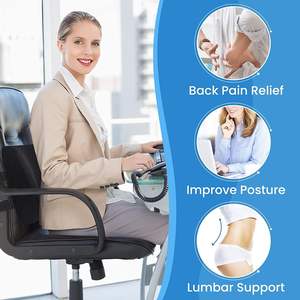 Wholesale Orthopedic <b>Office</b> <b>Chair</b> Lumbar <b>Support</b> with Ergonomic Memory Foam Seat Cushion Pressure Relief <b>back</b> Cushion - Product Image 4