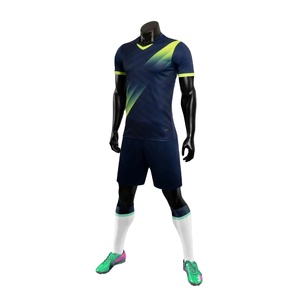 Set maglia sportiva <span class=keywords><strong>slim</strong></span> fit magliette da calcio all'ingrosso divise da calcio produttore kit di indossare - Product Image 2