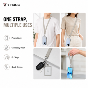 Sangle de téléphone <span class=keywords><strong>portable</strong></span> universelle réglable avec cordon d'épaule du fabricant, marque YH, longueur 120 cm pour téléphone - Product Image 3