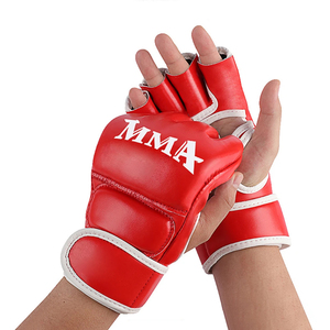 Équipement d'entraînement confortable pour les arts martiaux, gants d'entraînement MMA robustes à lacets - Product Image 2