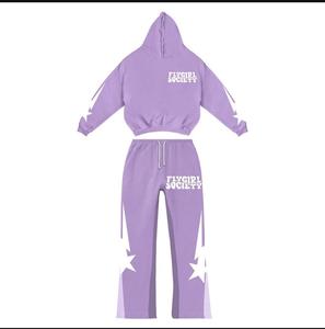 Conjuntos Deportivos Personalizados al por Mayor con Logotipo Impreso en Relieve para Hombre, Trajes Casuales para Correr, Otoño Invierno, Conjunto Deportivo Personalizado para Adultos, Ropa Urbana - Product Image 2