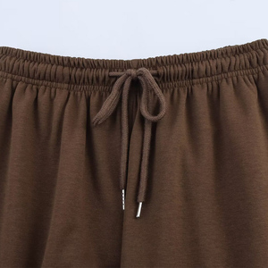 High-Waisted Women’s Worsted Shorts Regular Fit Tailored Casual Summer <b>Dress</b> Shorts - Product Image 6