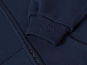 Sweat à capuche zippé court surdimensionné pour homme, en molleton épais 360 GSM, 100% coton écologique, imperméable, couleur unie, idéal pour l'hiver - Product Image 5