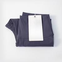 Leggings de sport tricotés double face, extensibles dans 4 directions, respirants, unis, longueur intégrale, avec taille en V et contrôle du ventre, taille élastique