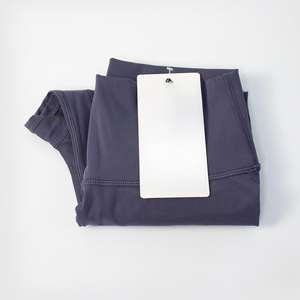 Tela Deportiva de Doble Cara, Tejida, Elástica en 4 Direcciones, Transpirable, Sólida, de Longitud Completa, con Cintura en V y Control de Abdomen para Leggings - Product Image 6