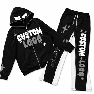 Chándal Deportivo Personalizado para Hombre, con Estampado de Serigrafía, 100% Algodón, con Cierre Completo en la Parte Superior - Product Image 2
