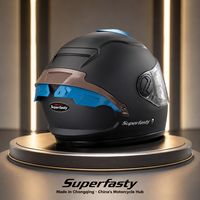 Casque de moto intégral personnalisé en ABS certifié haute résistance, imperméable, toutes saisons, pour la distribution en gros