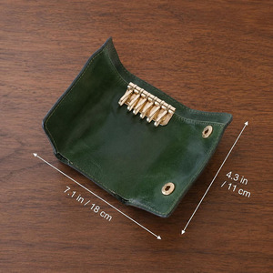 Premium leather key holder <b>wallet</b> with secure snap closure and elegant vintage design Premium Key holder <b>Wallet</b> <b>Smart</b> Key <b>Wallet</b> - Product Image 3
