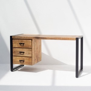 Escritorio de Madera Vandana Vesta Zentrix, Muebles de Oficina Modernos de Madera Maciza, Diseño Minimalista - Product Image 2