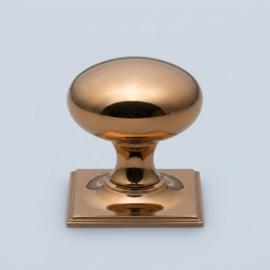 Pomo Clásico de Latón Bronceado para Muebles, Forma Ovalada, Tirador Duradero para Puertas de Cocina y Cajones, Acabado Mate - Product Image 4