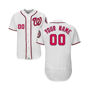 HOTSALE Maillot de baseball personnalisé blanc et noir à col en V, nom et numéro personnalisés, 100% polyester, antibactérien - Product Image 5
