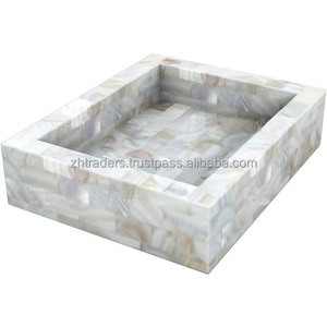 100% naturel nacre porte-savon moderne bain porte-savon facile vidange agate plateau élégant salle de bain bassin Bar plateau pour hôtels - Product Image 1