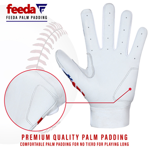 ถุงมือตีเบสบอลระดับพรีเมียม – ฝ่ามือทำจากหนังที่ยึดเกาะได้ดี, ผ้าที่ระบายอากาศได้ดี, ถุงมือตีเบสบอลระดับมืออาชีพจาก Adiha Impex - Product Image 5