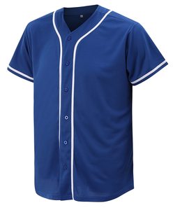 Maillot de baseball unisexe style hip-hop à boutons, uniforme sportif streetwear, fournisseur en gros - Product Image 2