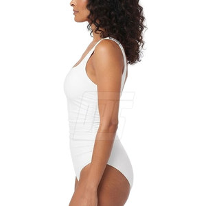 Maillot de bain pour femmes, tissu extensible à séchage rapide, coupe confortable, idéal pour l'entraînement de natation sur la plage et les activités sportives aquatiques - Product Image 3