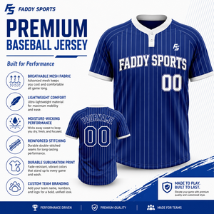 Camiseta de Béisbol Personalizada para Hombre con Rayas, Sublimada, con Botones, Uniforme de Equipo, Estilo Hip Hop, Ropa Deportiva Transpirable - Product Image 5