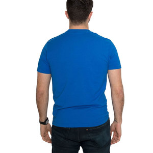 Camiseta Azul de Manga Corta para Hombre con Estampado de la Bandera de Colorado, Cuello Redondo, Corte Regular Informal, 100% Algodón Jersey Transpirable - Product Image 2