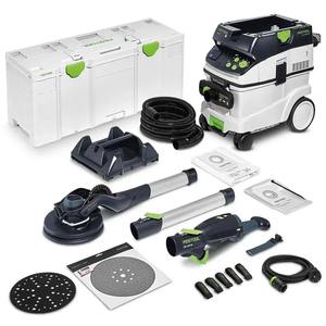 Lijadora de paneles de yeso de largo alcance Festool LHS 2 225 CTM 36-Set 400W 225mm 8 8 PLANEX con luz LED en Systainer, 2 años de garantía (modelo 2026) - Product Image 3
