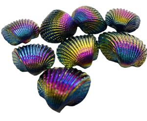 Aura Titanium Coated Shell Precio al por mayor Titanium Coated Shells Fabricación de joyas Shell Unique Aura Sells - Product Image 2